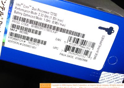 Core Duo T2700 már kapható a Japánoknál – 2. kép