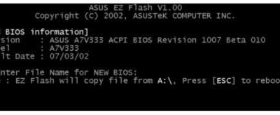 BIOS Frissítés – 1. kép