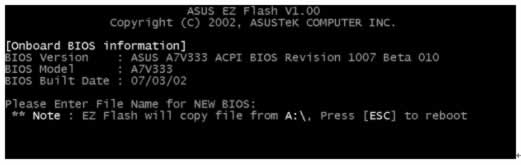 BIOS Frissítés – 1. kép