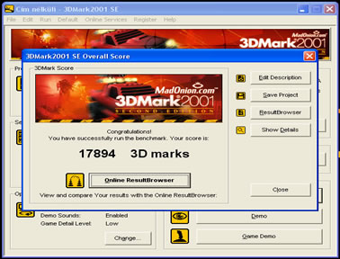 3D Mark 2001 SE